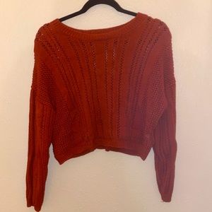 Orange rust colored sweater